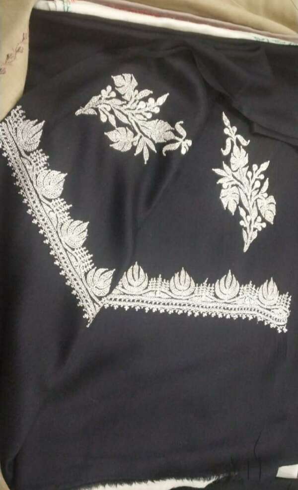 Handmade Black Kashmiri Shawl