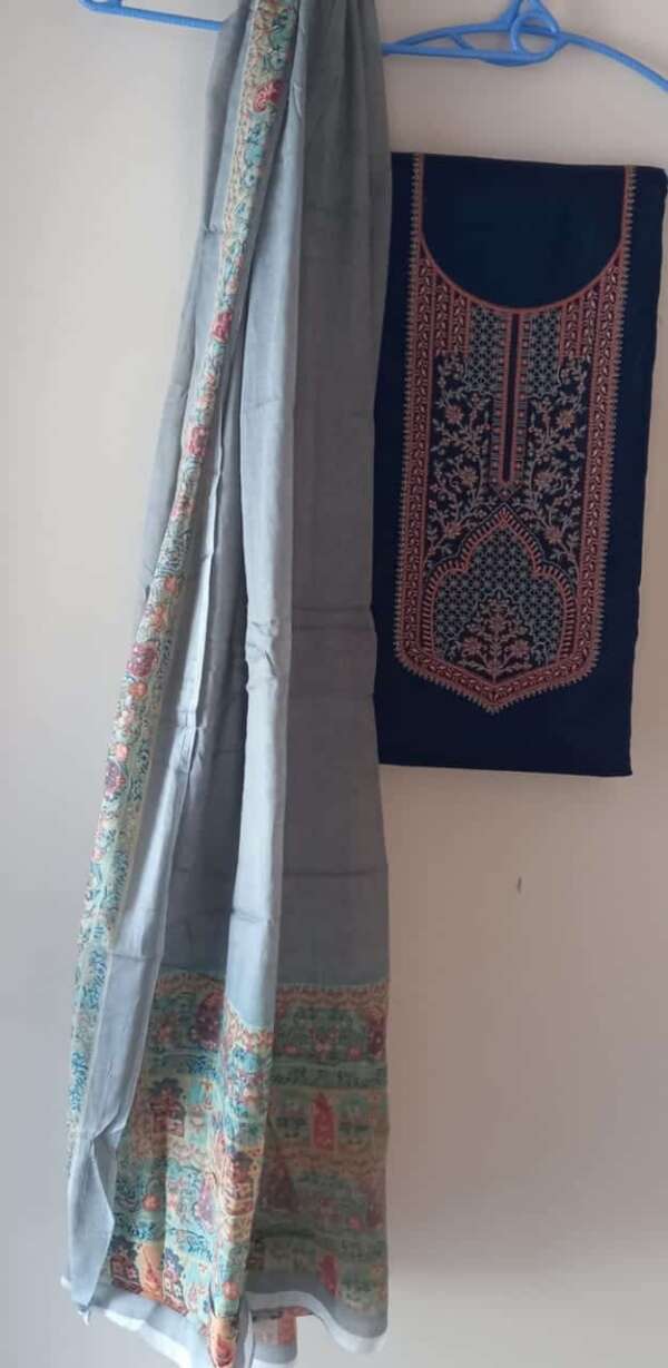 Kashmiri Elegance Unstitched Suit