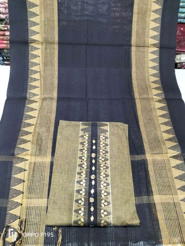 Cotton Patch Suit ( with Dupatta)