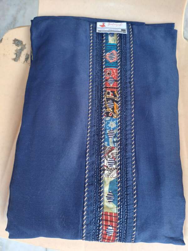 Designer Maheshwari Cotton Suit - Image 3